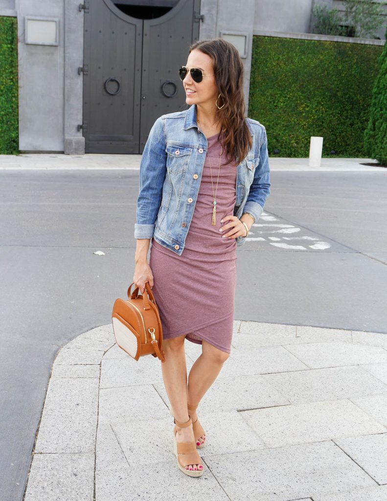 Little Red Dress, Lady in Violet, Houston Fashion Blogger