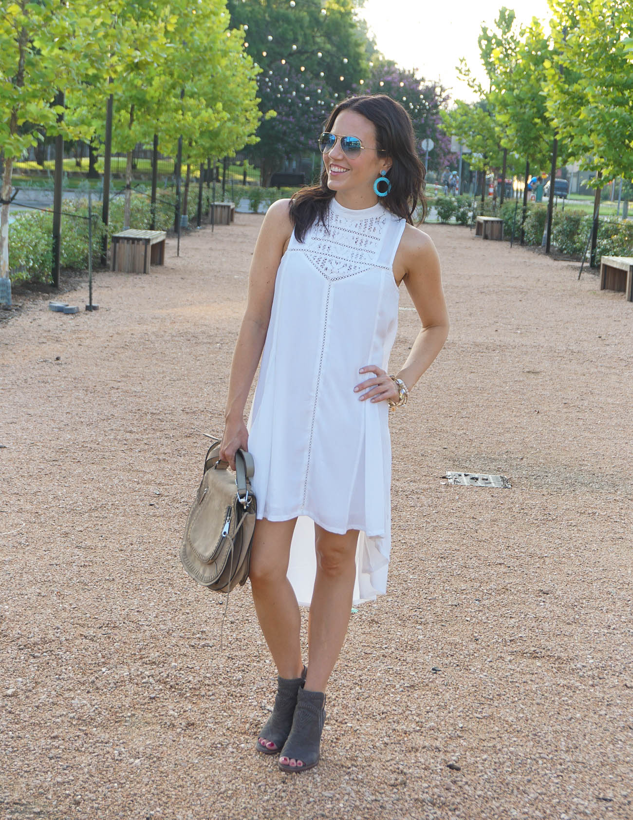 white linen night dress