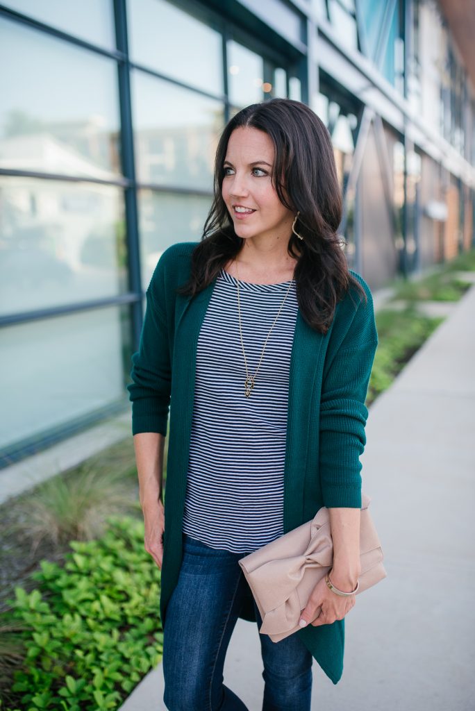 Green shop summer cardigan