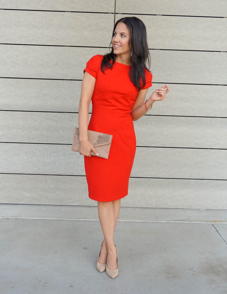 Little Red Dress | Cocktail Attire | Date Night Outfit | Houston Fashion Blogger Lady in Violet