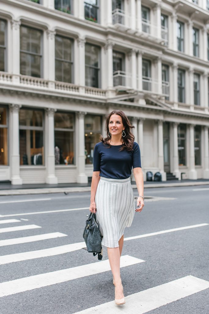 White skirt office outlet outfit