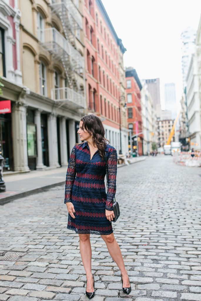 what to pack for nyfw | trina turk dress | black heels | Houston Fashion Blogger Lady in Violet