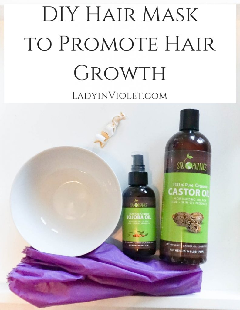 DIY Hair Mask to Promote Hair Growth | Houston Beauty Blogger Lady in Violet