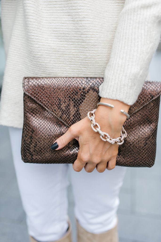 winter outfit | pave links bracelet | david yurman classic cuff | Houston Fashion Blogger Lady in Violet