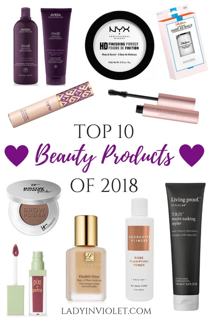 best beauty products of 2018 | Houston Blogger Lady in Violet