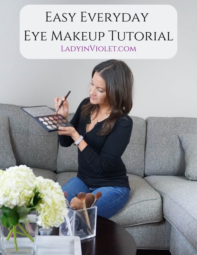 Easy Everyday Eye Makeup Tutorial | Houston Beauty Blogger Lady in Violet