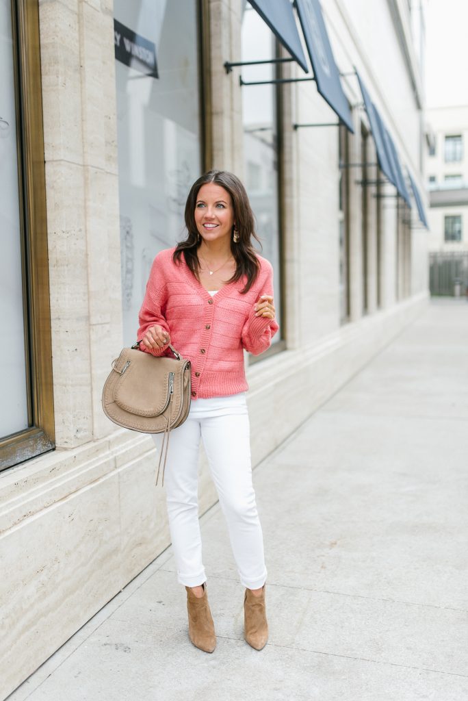 coral color jeans