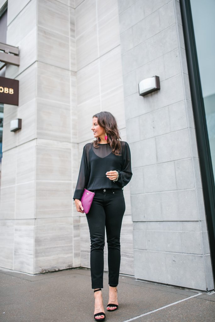 black sheer bodysuit outfit