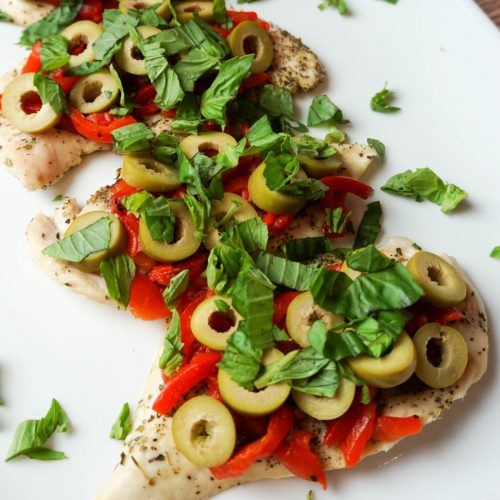 healthy italian chicken recipe under 30 minutes | whole 30 | LadyinViolet.com