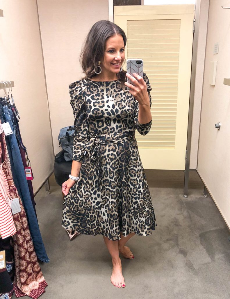 Nordstrom leopard cheap dress