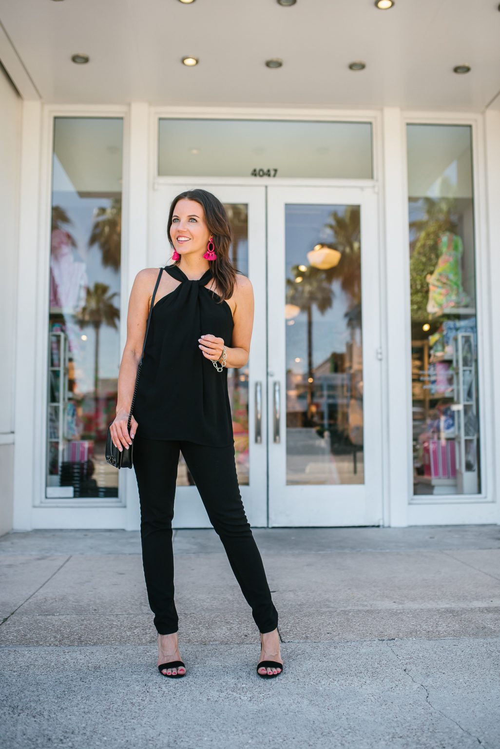Black Halter Top | Lady in Violet | Petite Fashion Blogger |Lady in Violet