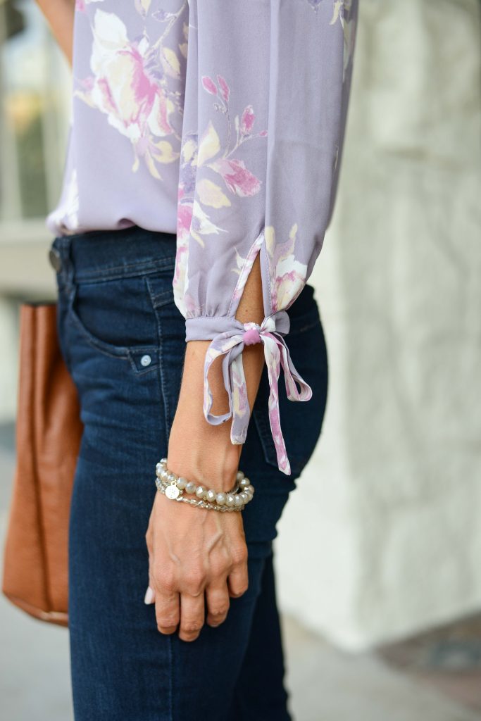 How to Wear Pastels in Fall, Lady in Violet