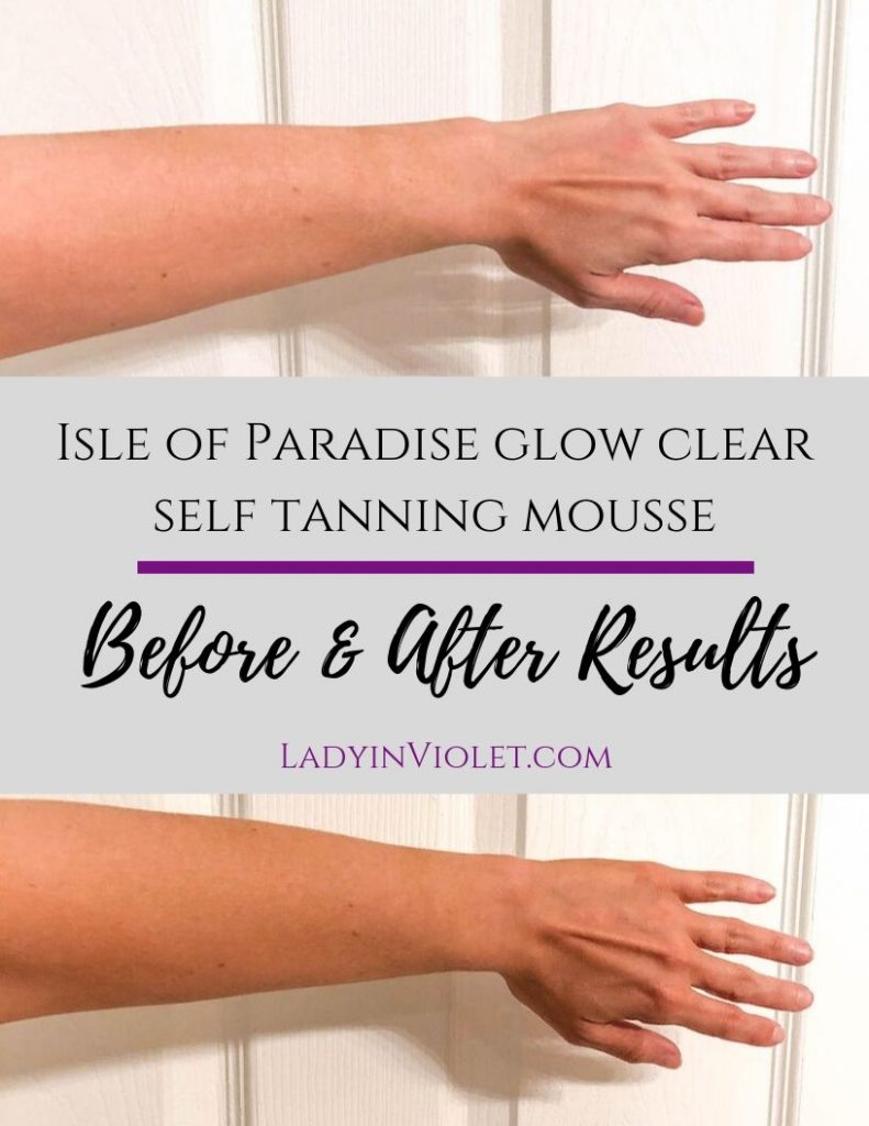 Isle of Paradise Glow Clear Self Tanning Mousse Review