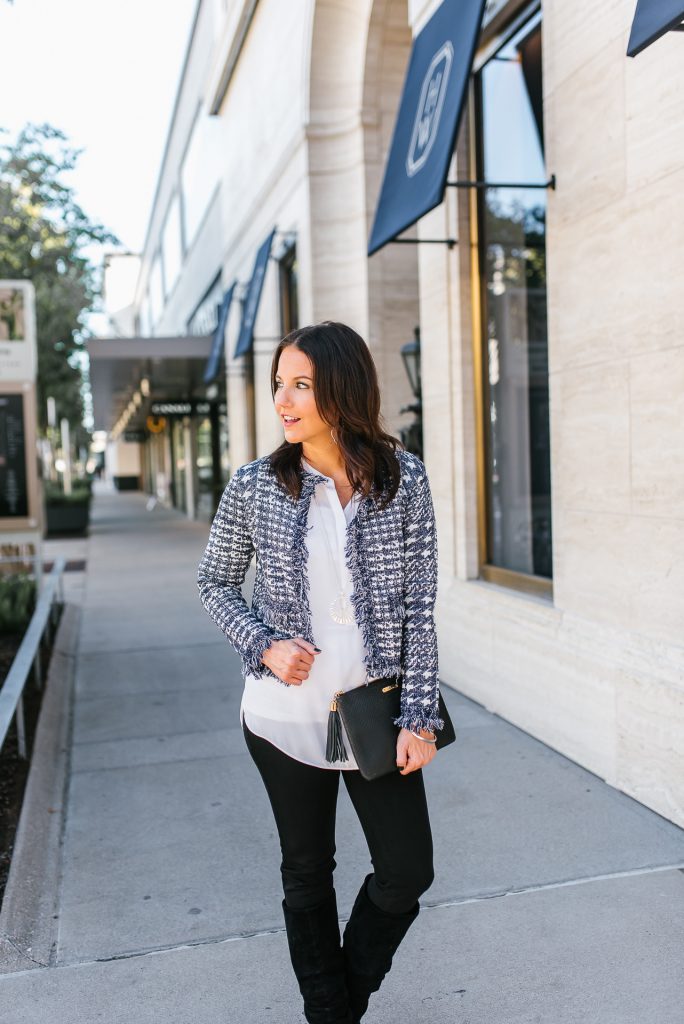 Cropped on sale tweed jacket