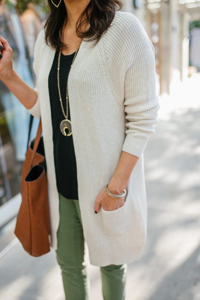 ivory cardigan outfit