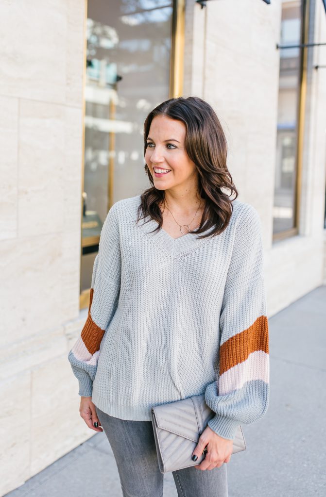 Gray & Brown Color Combo, Lady in Violet