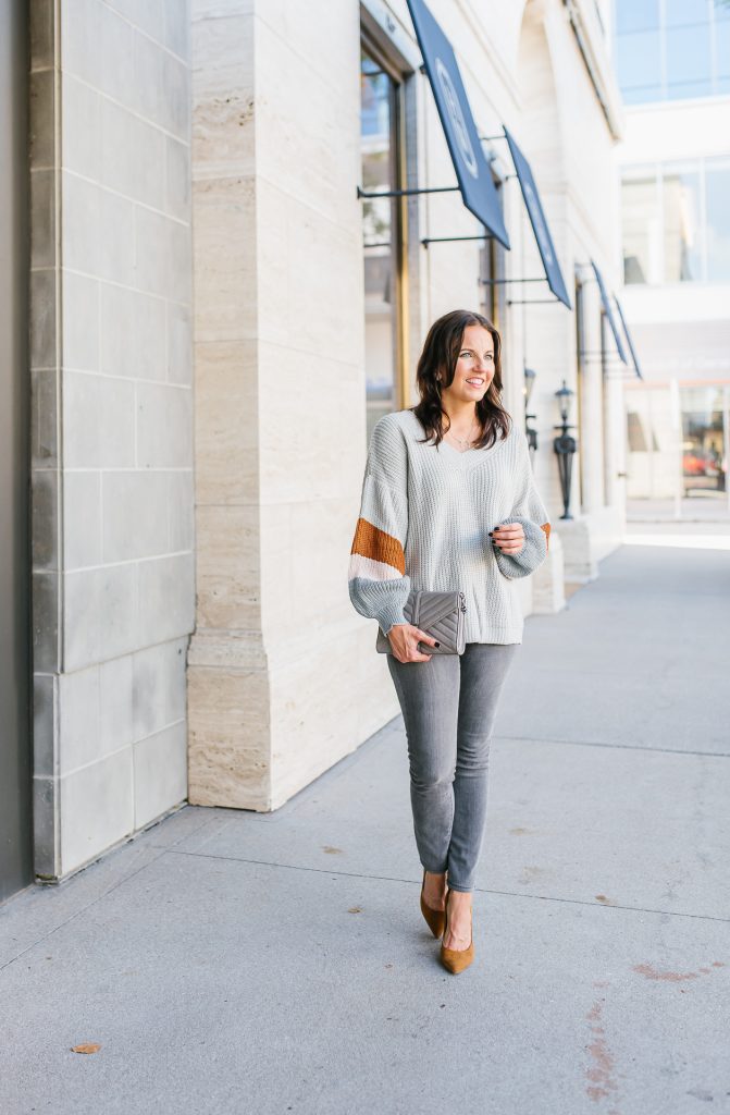 Gray & Brown Color Combo, Lady in Violet