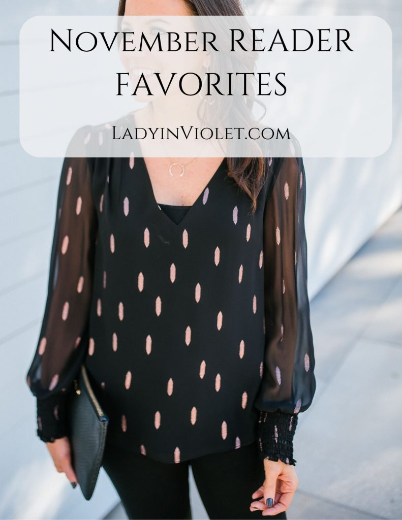 november reader favorites | fall outfit | affordable fashion blogger Lady in Violet