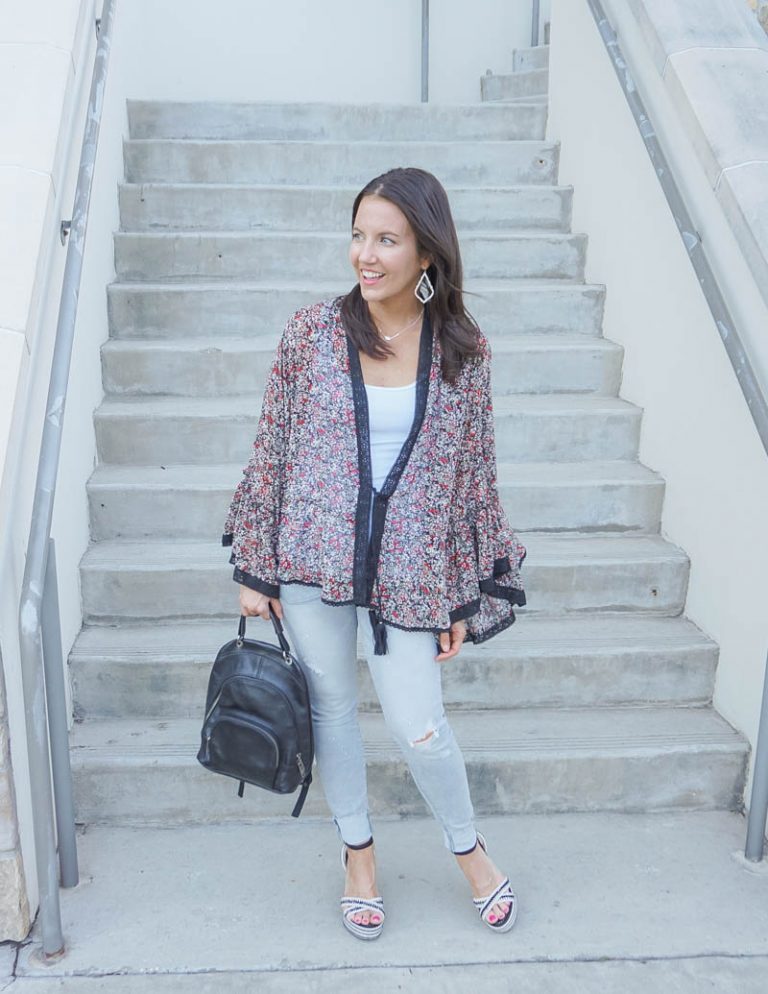 gray distressed jeans