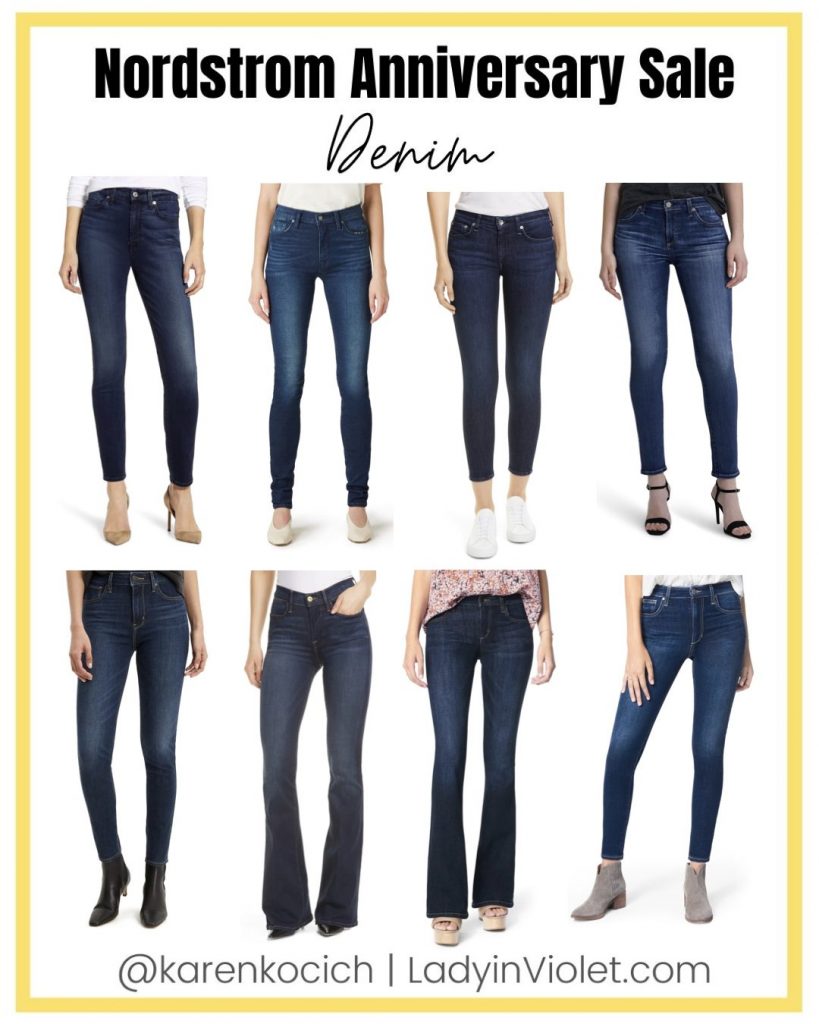 nordstrom anniversary sale | best denim jeans | dark wash jeans | Houston Fashion Blog Lady in Violet