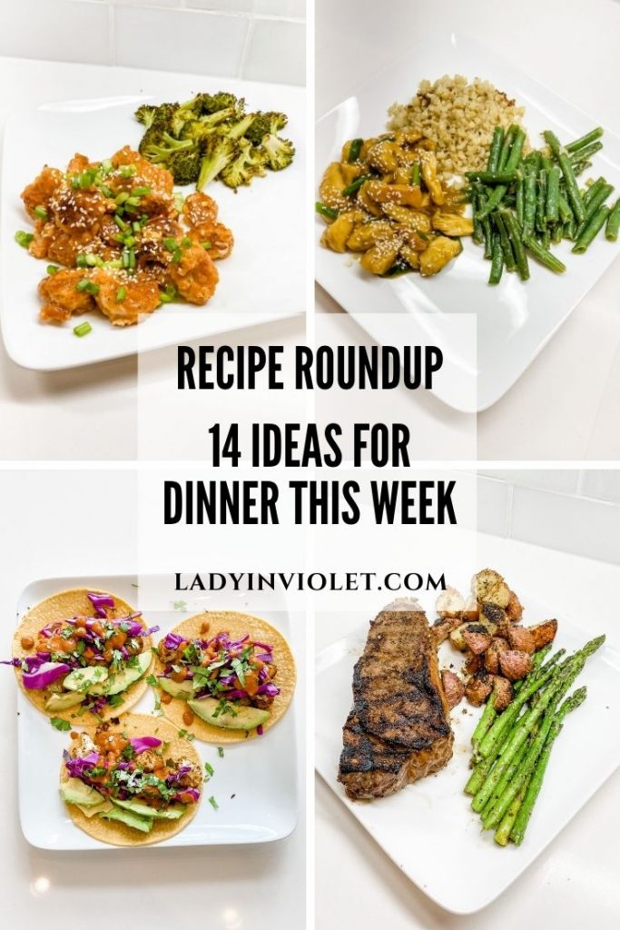 14 ideas for dinner this week | healthy dinner ideas | whole30 recipes | Houston Lifestyle Blog Lady in Violet