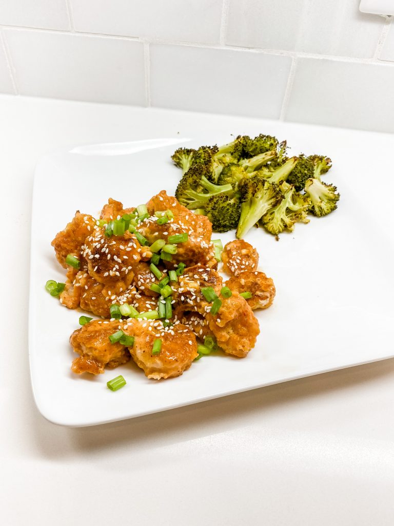 bang bang shrimp | whole 30 dinner ideas | Healthy Living Blog Lady in Violet