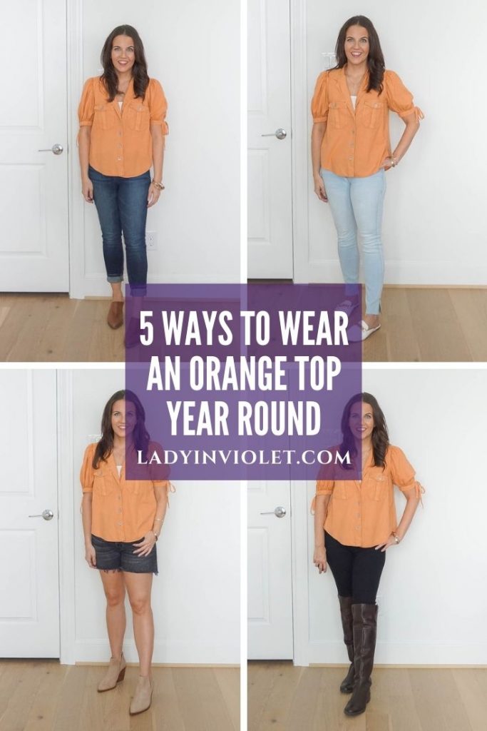 Outfits with 2024 orange shirt