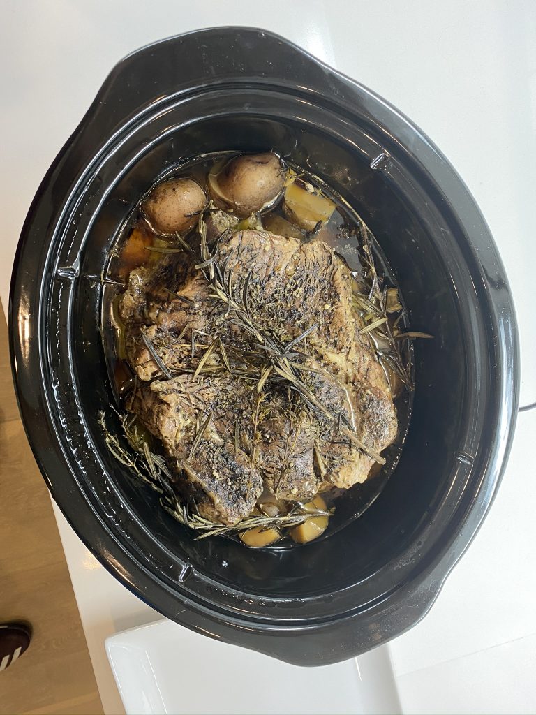 slow cooker dinner ideas | beef roast | Lifestyle Blog Lady in Violet