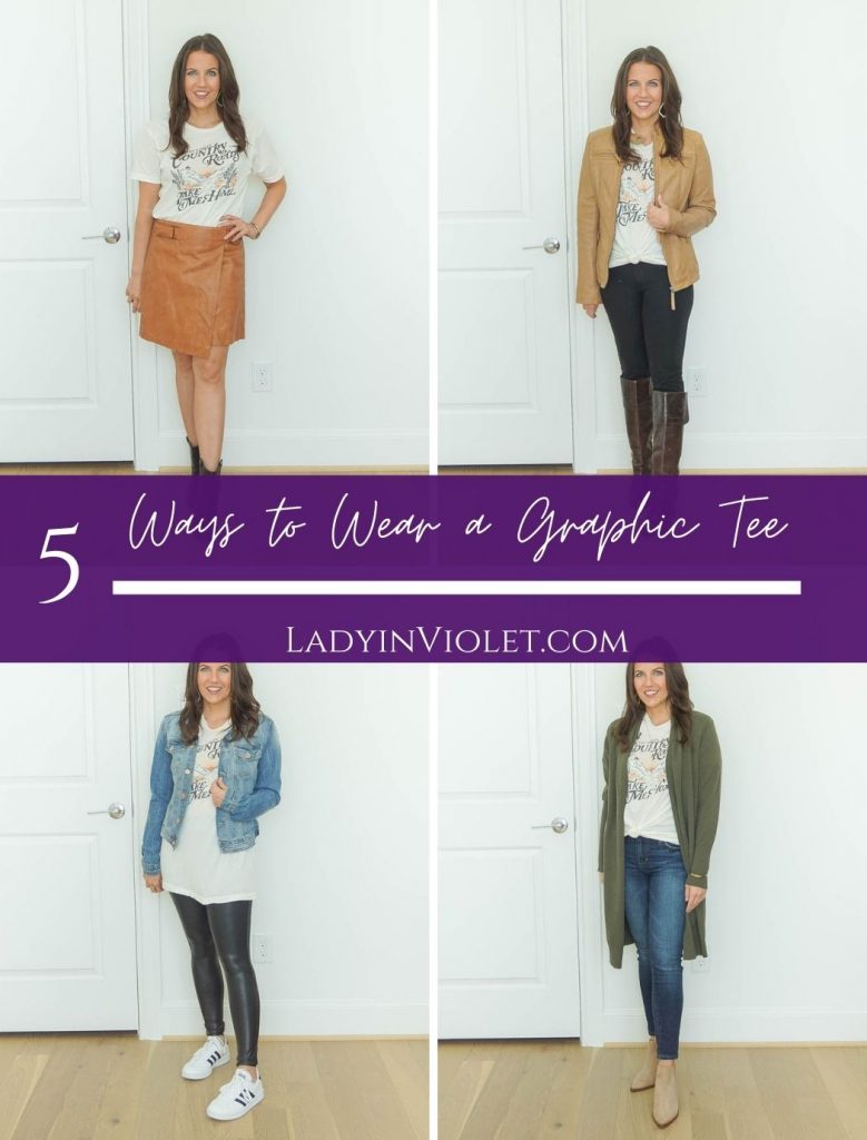 9 Ways to Wear a Graphic Tee From Summer Into Fall - Sydne Style