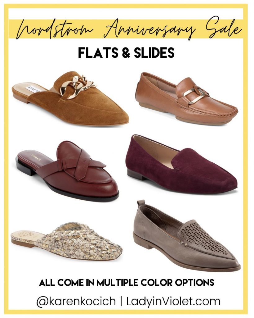 nordstrom anniversary sale flats and slides | Texas Fashion Blog Lady in Violet