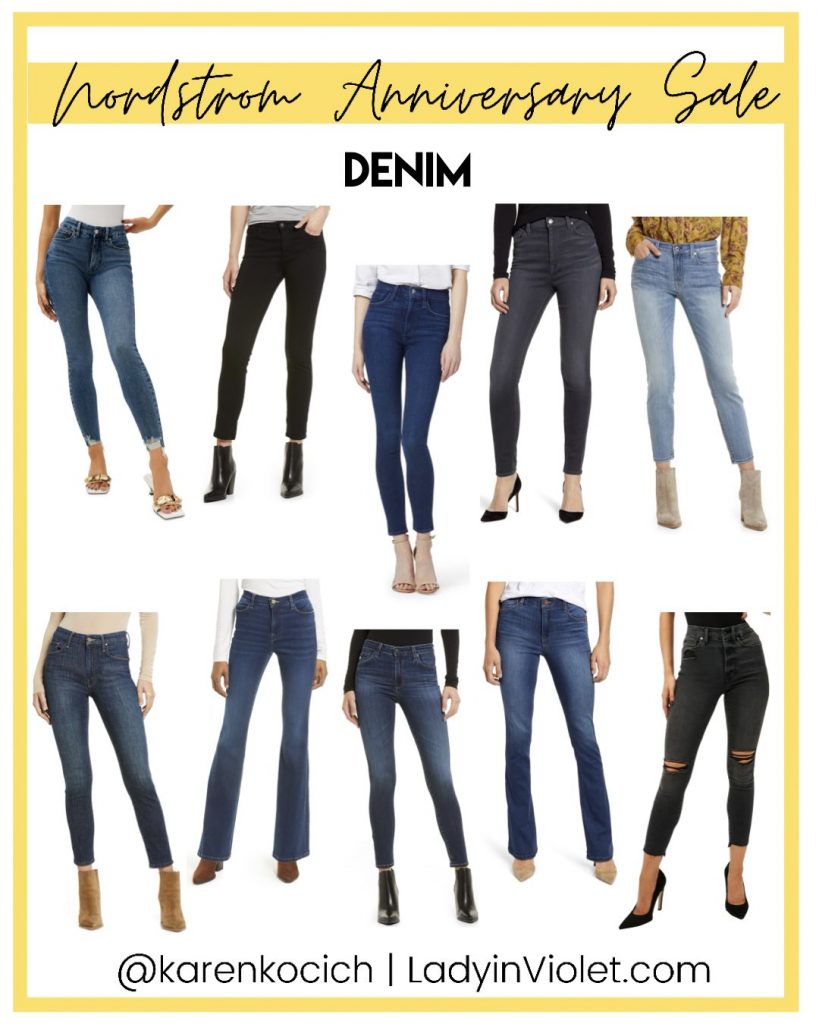 nordstrom anniversary sale denim jeans | Houston Fashion Blogger Lady in Violet