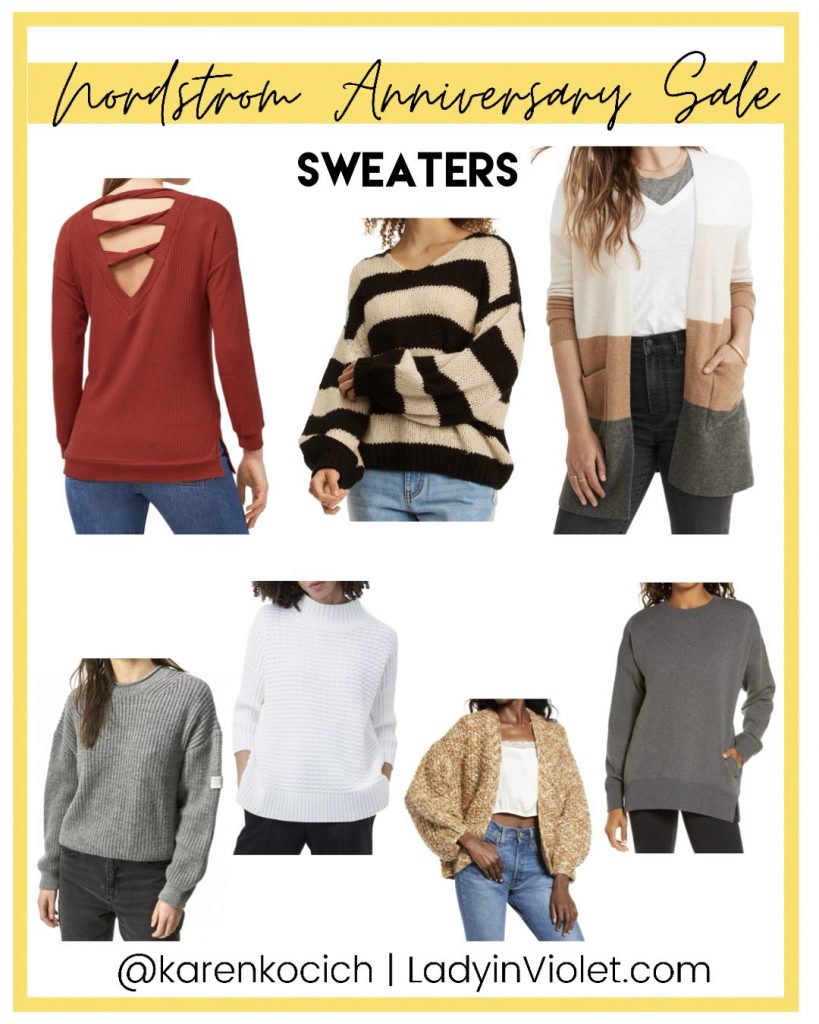 nordstrom anniversary sale sweaters and cardigans | Southern Fashion Blogger Lady in Violet