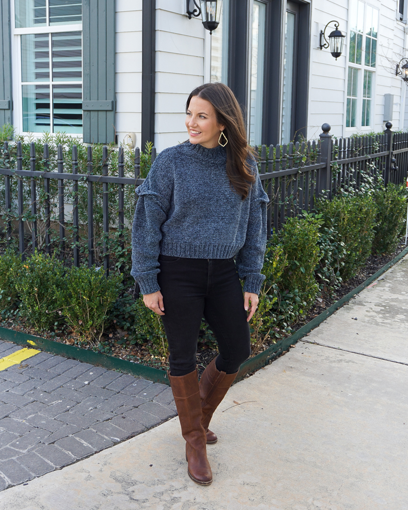 Sweater with outlet black jeans