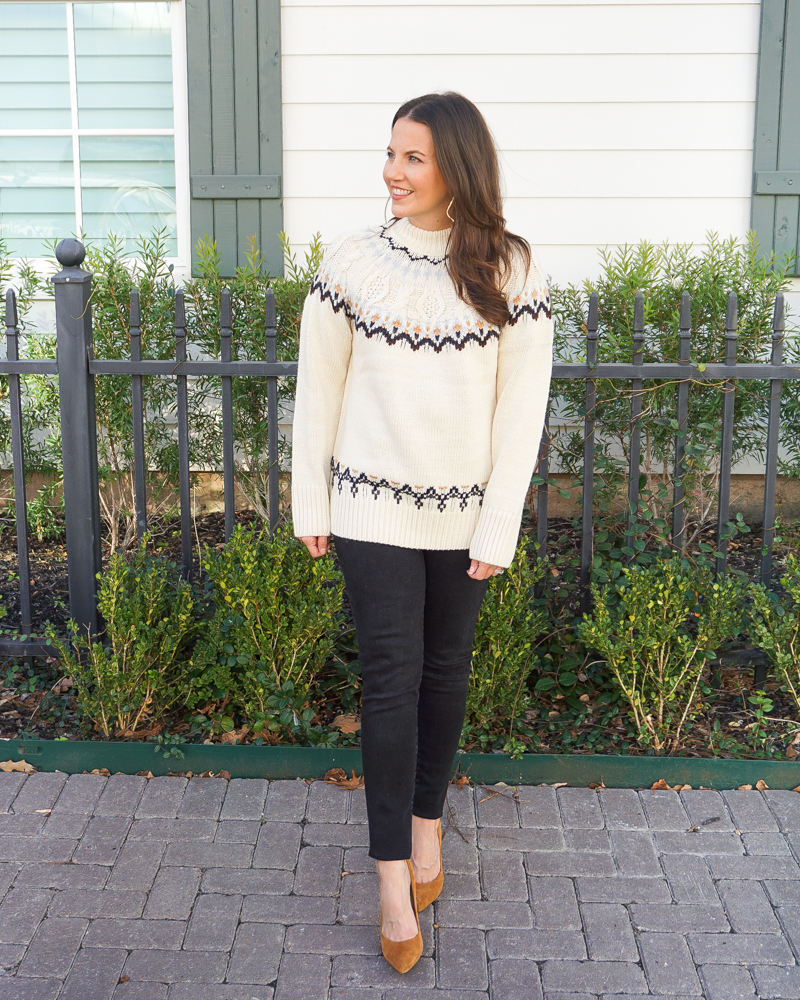 White fair 2025 isle sweater