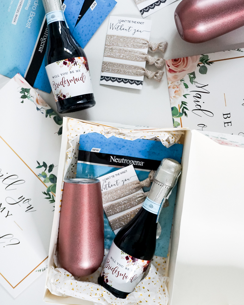 how to build a bridesmaid proposal box on a budget | Lady in Violet Blog