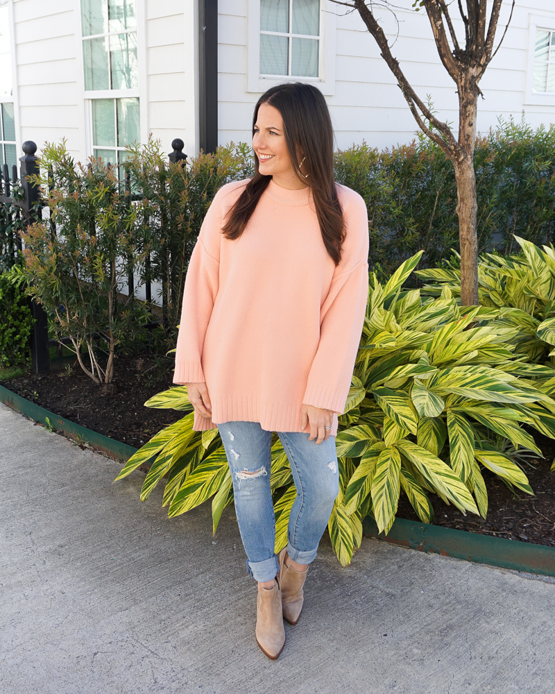 Pink tunic outlet sweater