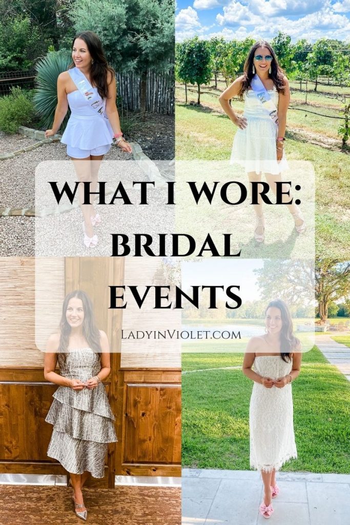 what to wear to wedding parties | bride to be | bridal outfits | white dresses | Texas Fashion Blog Lady in Violet