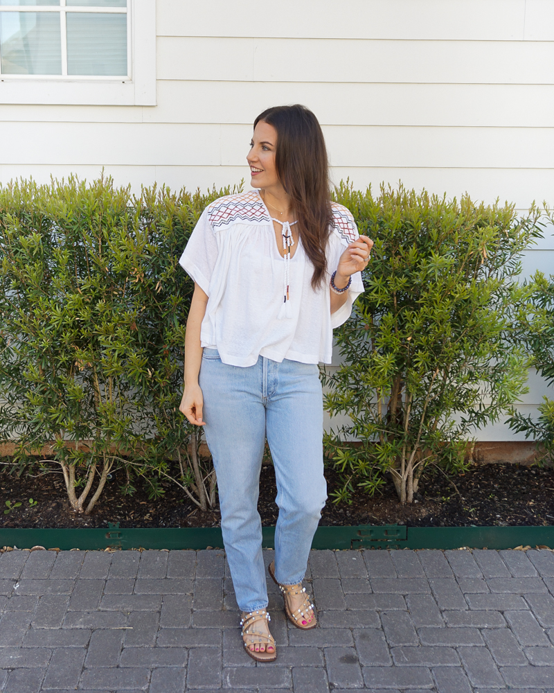 Boho Chic Outfit for Spring Lady in VioletLady in Violet