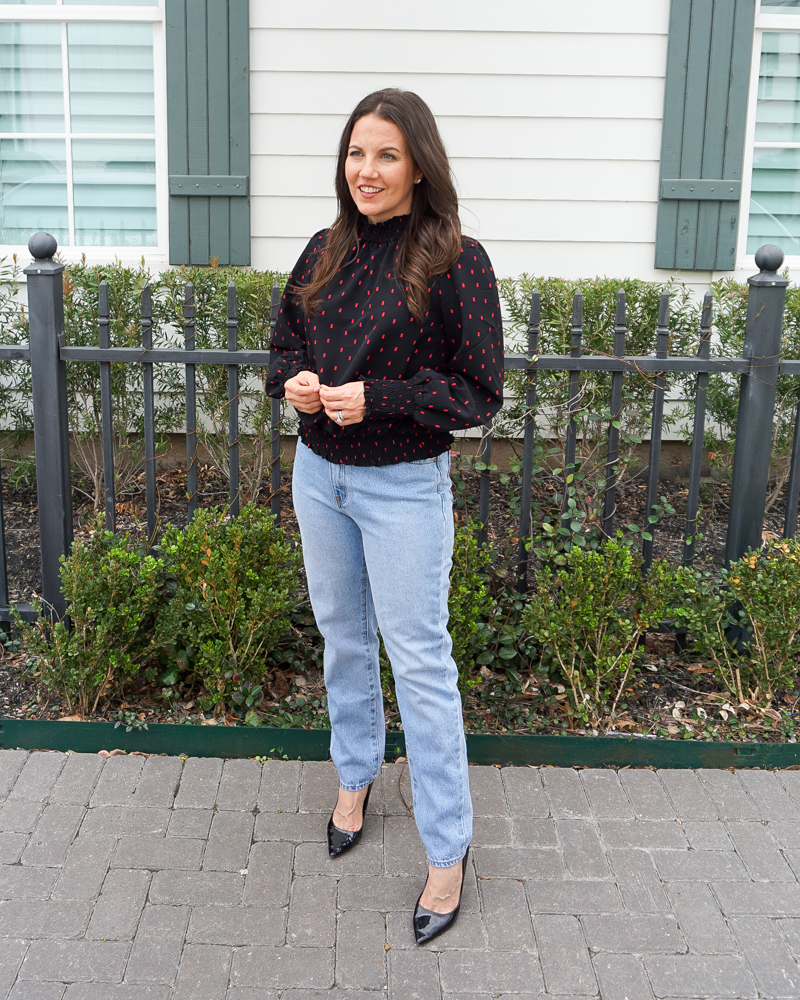 My Top Tip for Styling Straight Leg Jeans - Lady in VioletLady in Violet