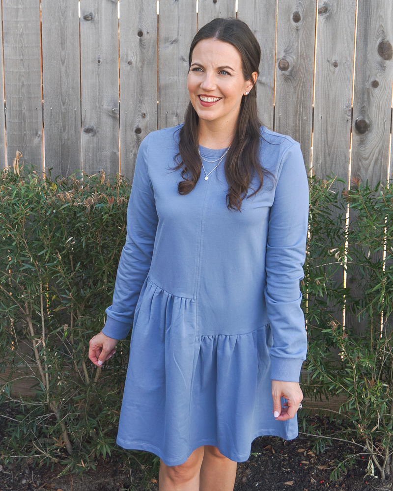 spring dress | light blue long sleeve dress | Texas Fashion Blogger Lady in Violet