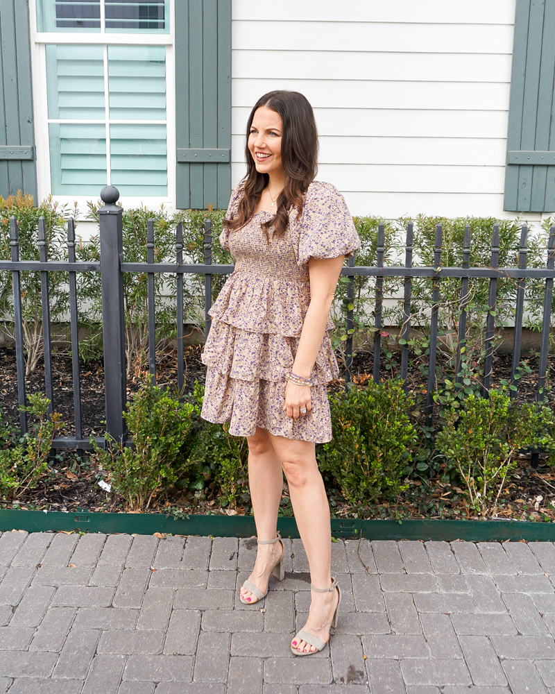 Spring Floral Dress » My View in Heels