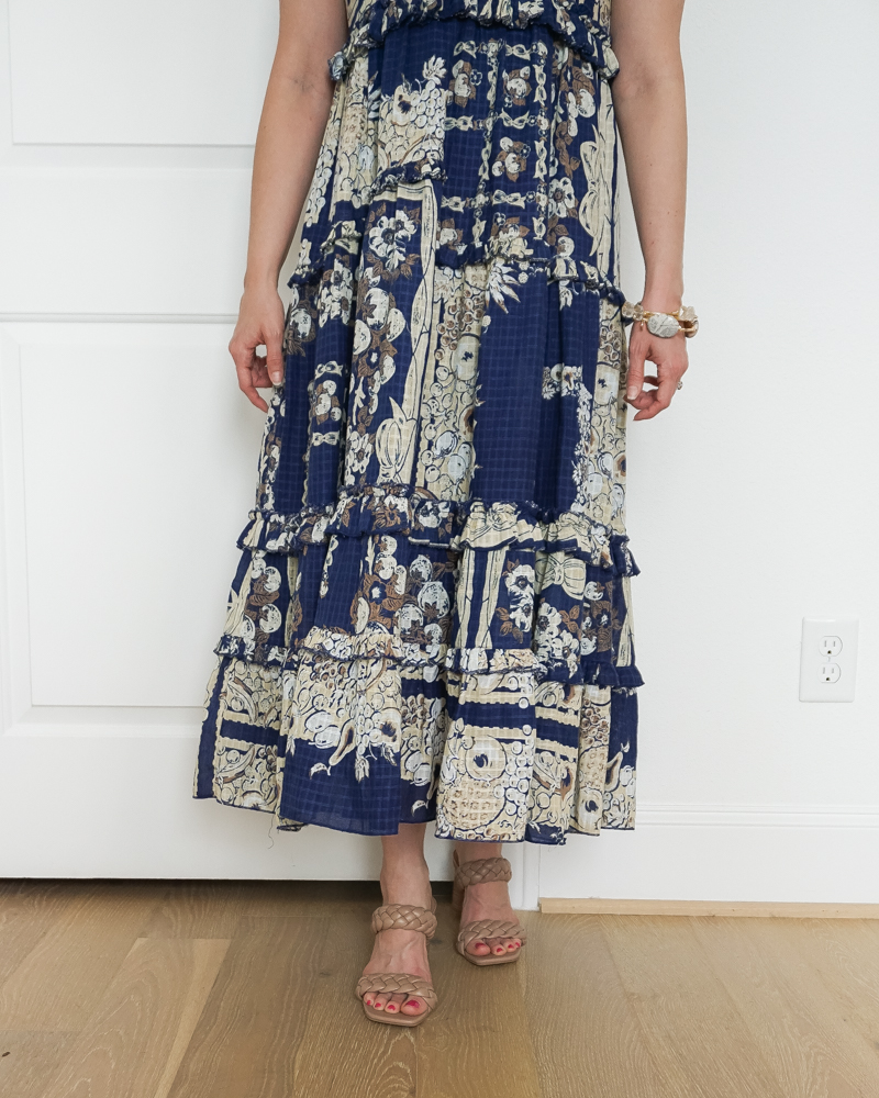 petite maxi dress | summer outfit | target sandals | Houston Fashion Blog Lady in Violet