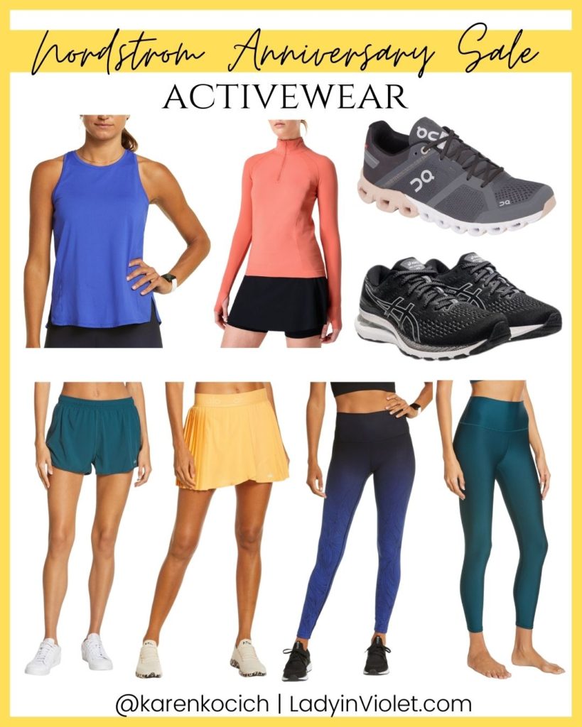 Nordstrom Anniversary Sale Activewear Picks | Nsale workout clothes | Top US Fashion Blog Lady in Violet