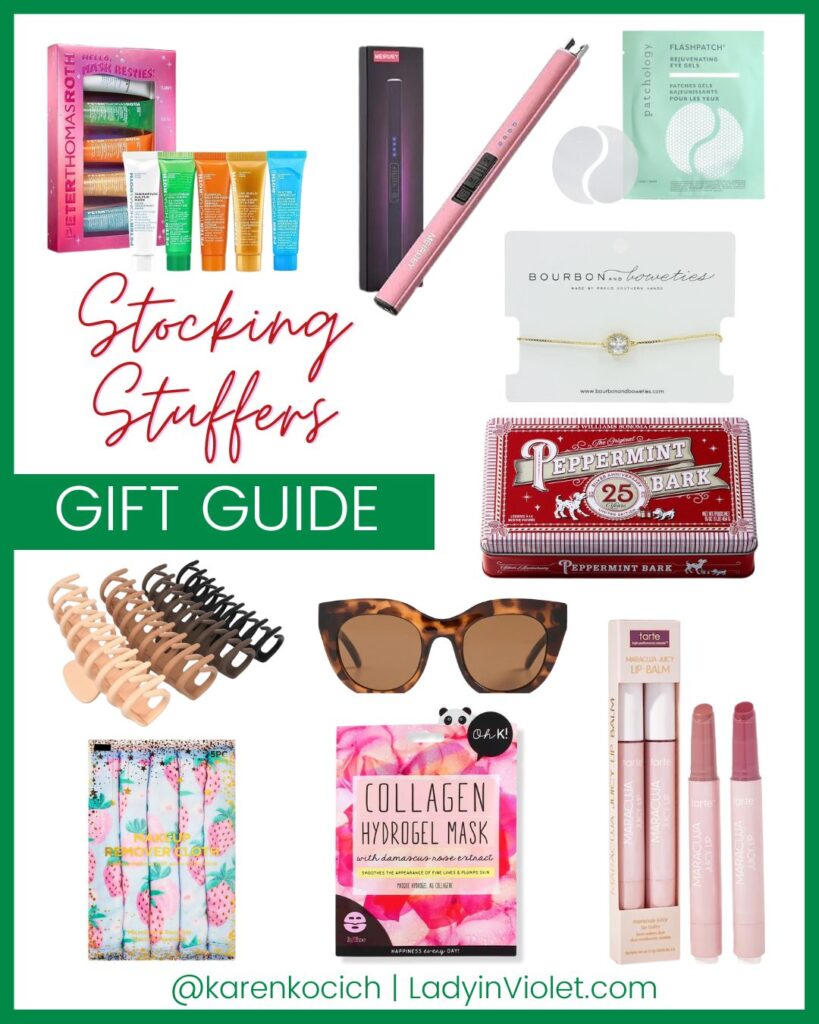 christmas stocking stuffer ideas | Secret Santa Gifts | Lady in Violet Blog