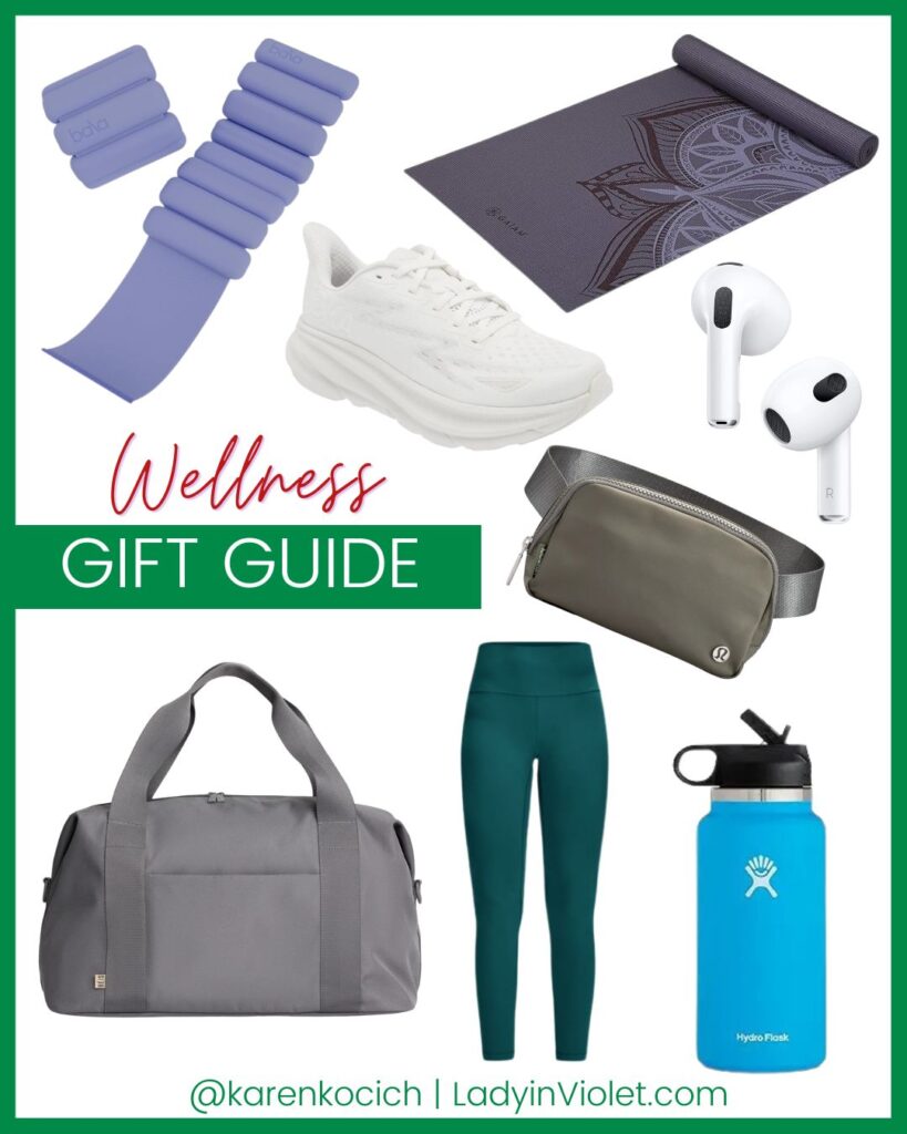 wellness gift ideas for fitness | Lady in Violet Blog