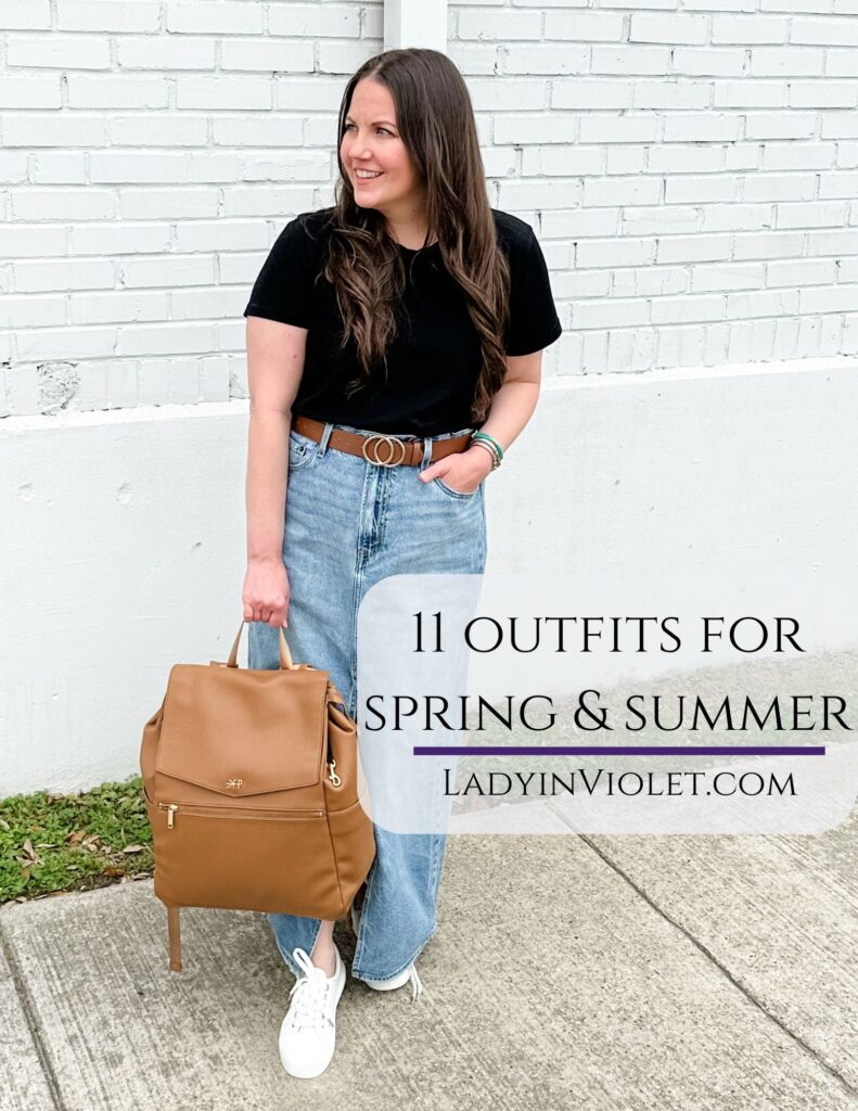 11 outfits for spring and summer | dresses | work wear | shorts outfits | Lady in Violet Blog