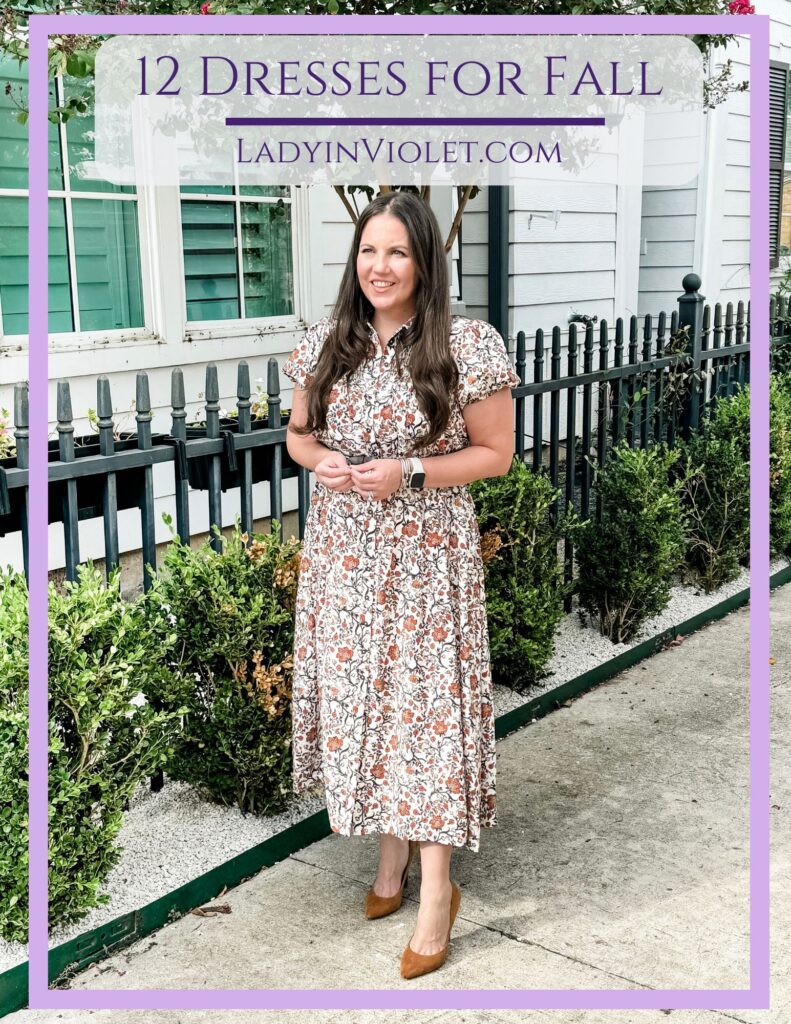 12 fall dresses | dresses for fall | Houston Fashion Blog Lady in Violet