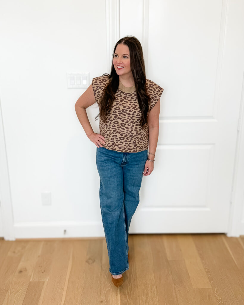 fall outfits | abercrombie relaxed fit jeans | Petite Style Blog Lady in Violet