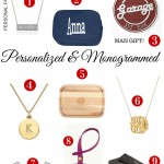 Holiday Gift Guide: Personalized and Monogrammed