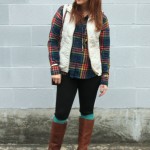 Quilted Vest & Boot Socks